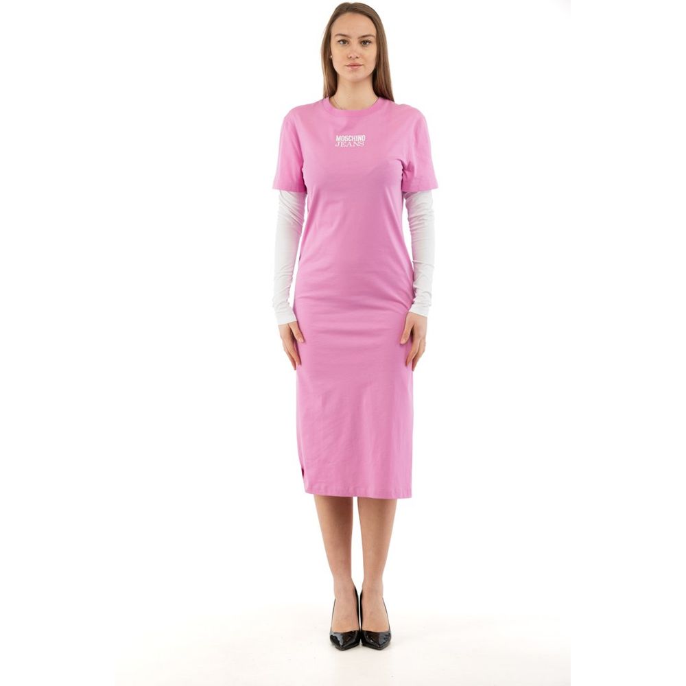 Moschino Multicolor Cotton Casual Dress